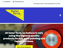 Tablet Screenshot of colortechreddeer.ca